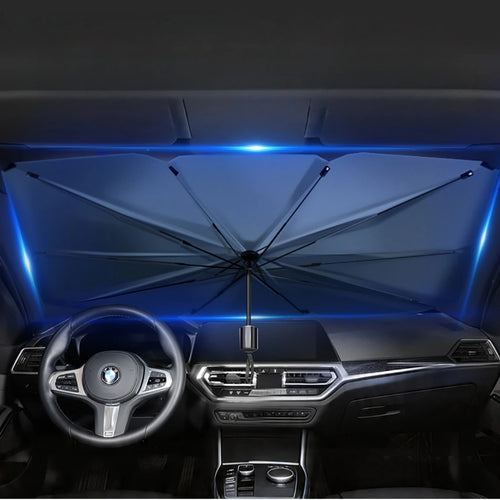 Parasol plegable para parabrisas de coche con protección solar UV